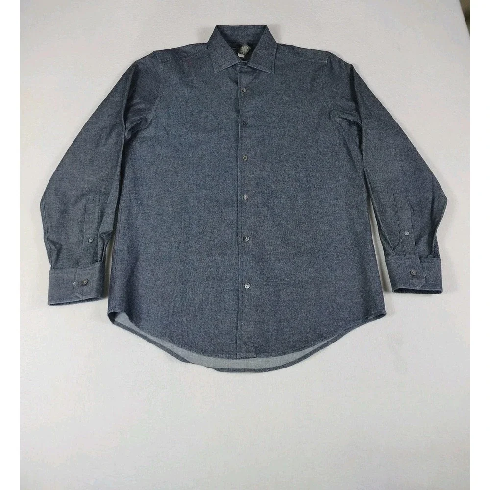 Banana Republic Shirt Men's Small Blue Vintage Corpcore Professional Classic Fit
